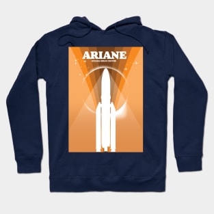 Ariane Guiana Space Centre space art Hoodie